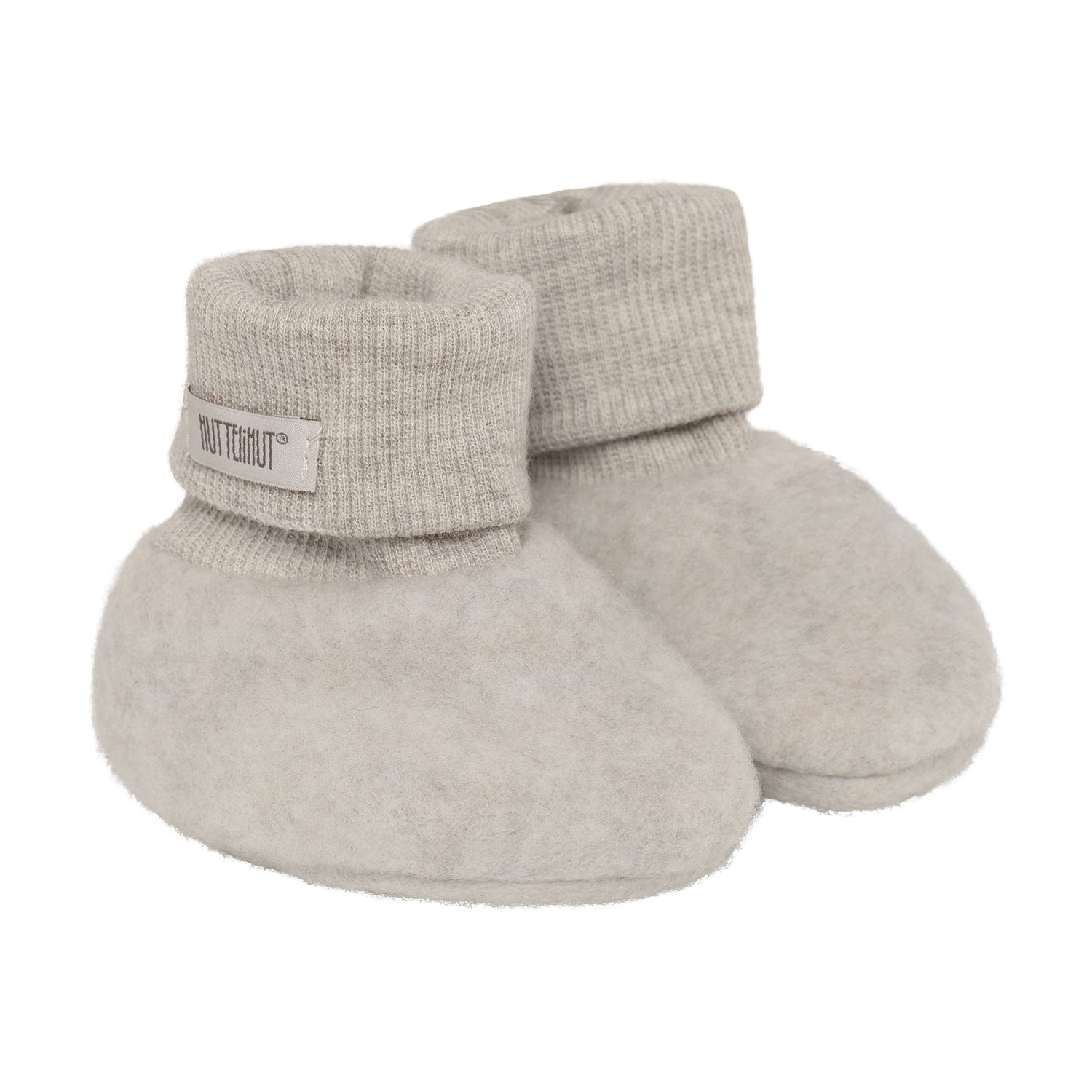 Slofjes wolfleece camel tweelaags