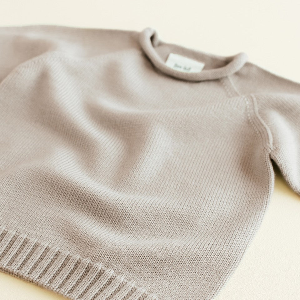 Sweater pebble hvid zoom in