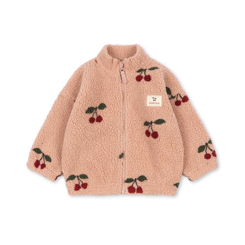 Teddy jacket cerise blush