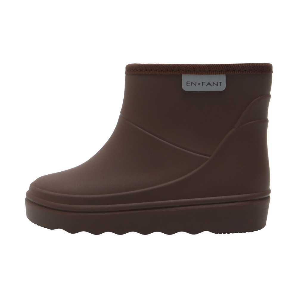Thermoboots laag coffee bean enfant
