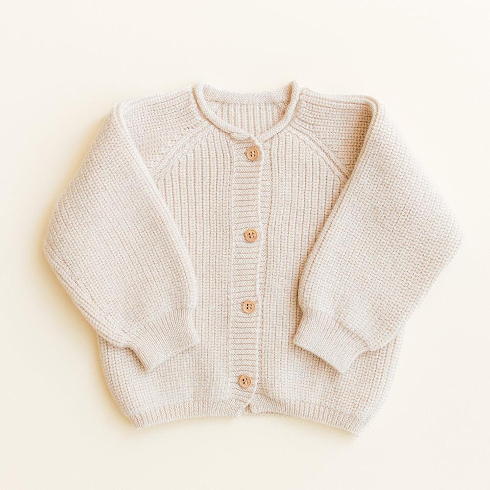 Vest baby cream Hvid voorzijde