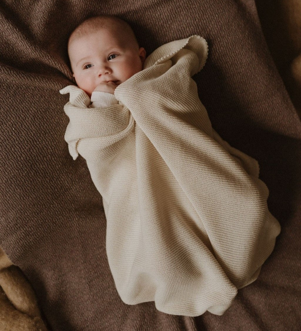 Wikkeldeken wol & zijde 80x90