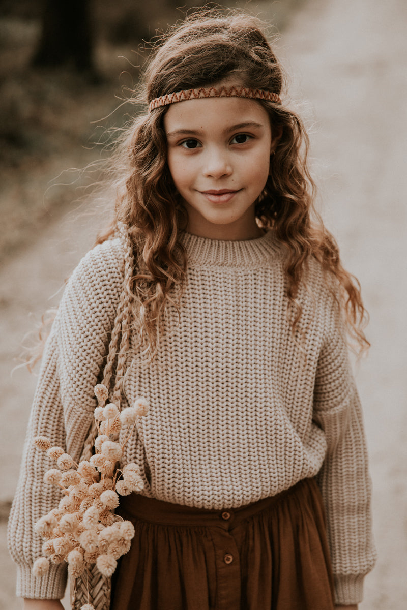 Yuki Yuki knitted sweater moon