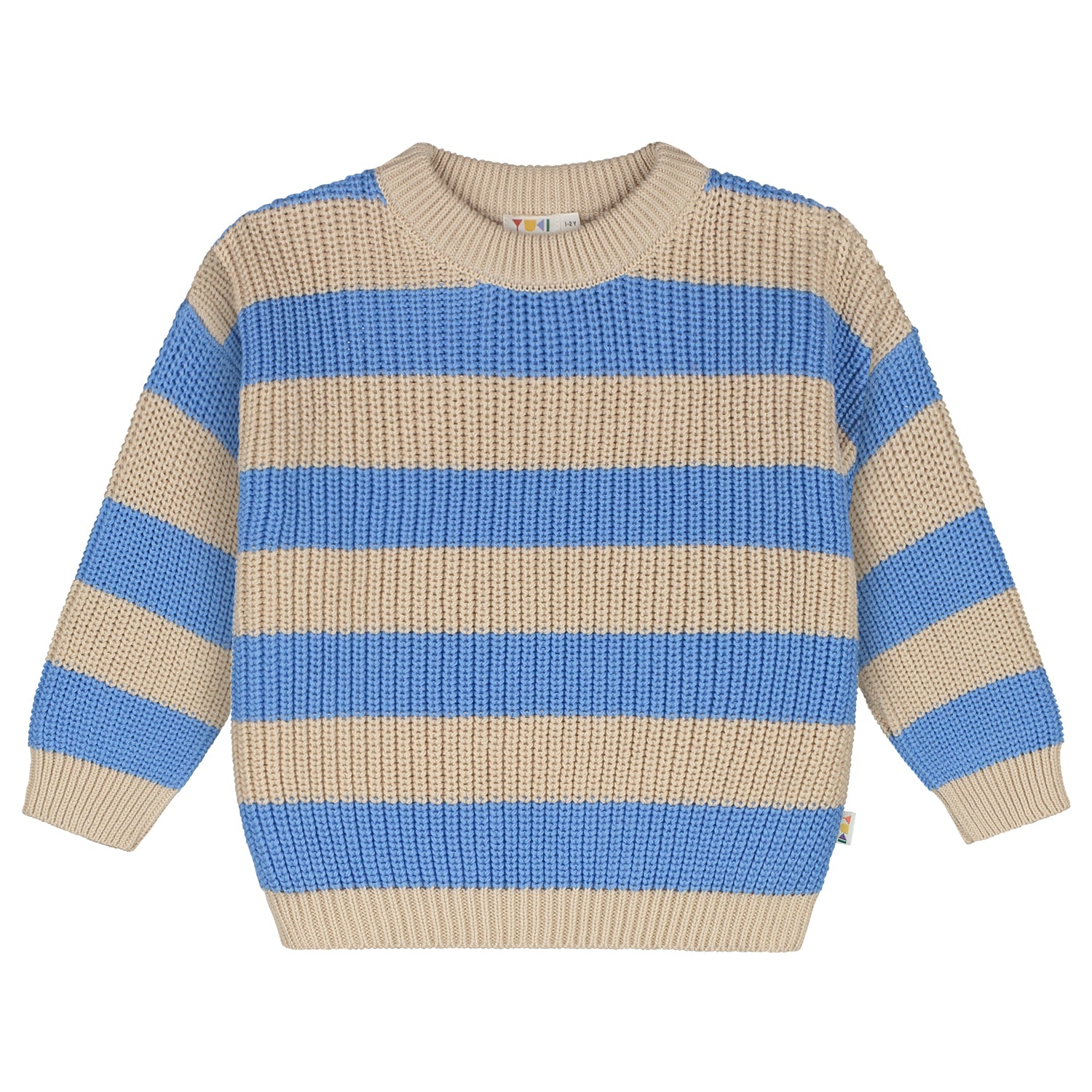 Yuki Knitted Stripes Sweater voorkant