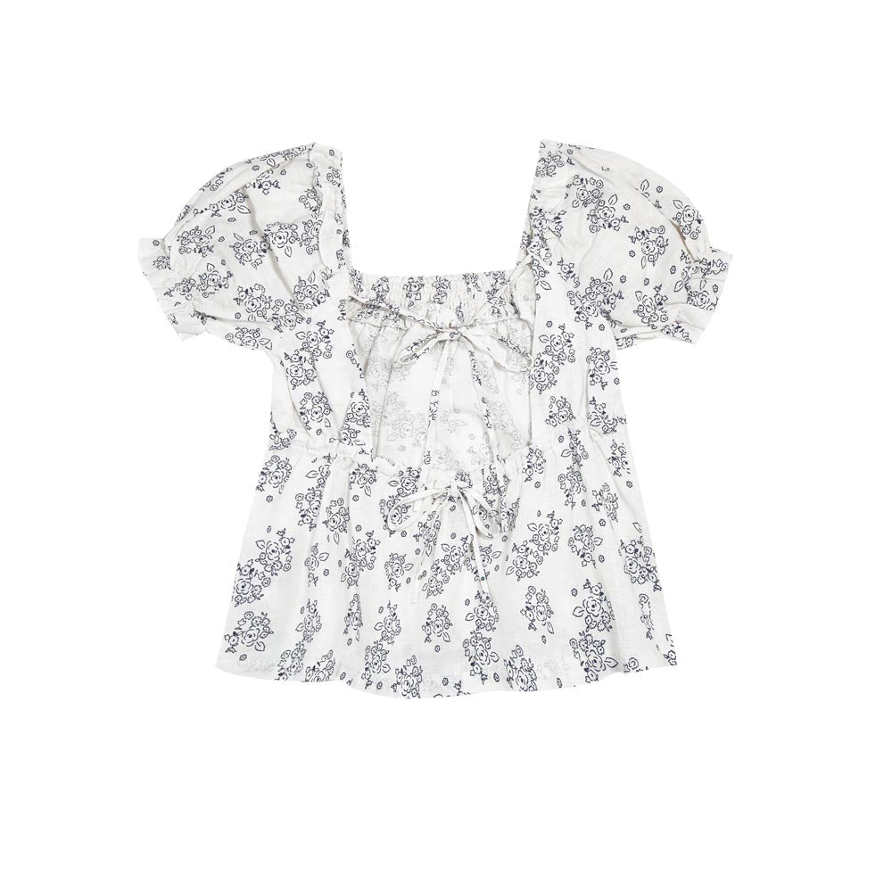 ATENEA BLOUSE ROSES PRINT - Charly's