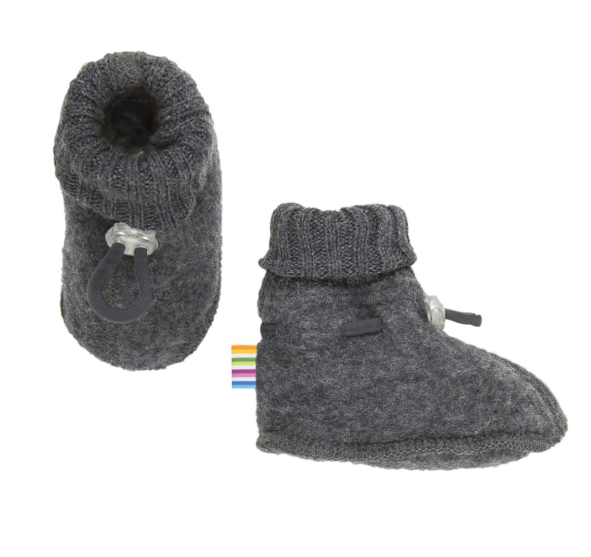 Baby slofjes grijs - Charly's