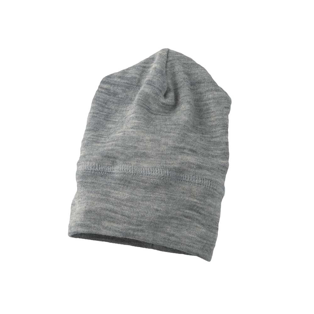 Beanie wolzijde grijs - Charly's