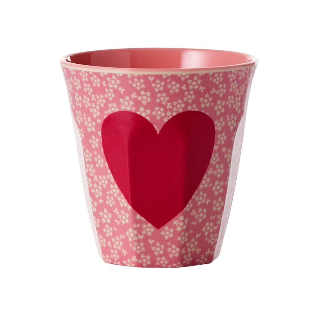 Beker roze hart - Charly's
