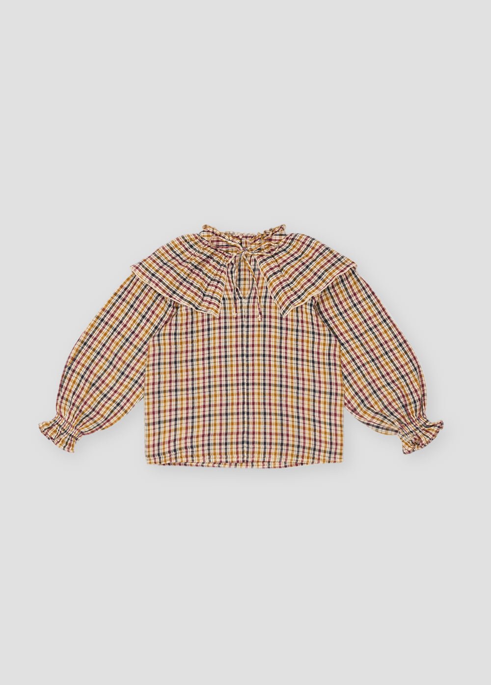 BENERICE BLOUSE - MULTICOLOR CHECK - Charly's