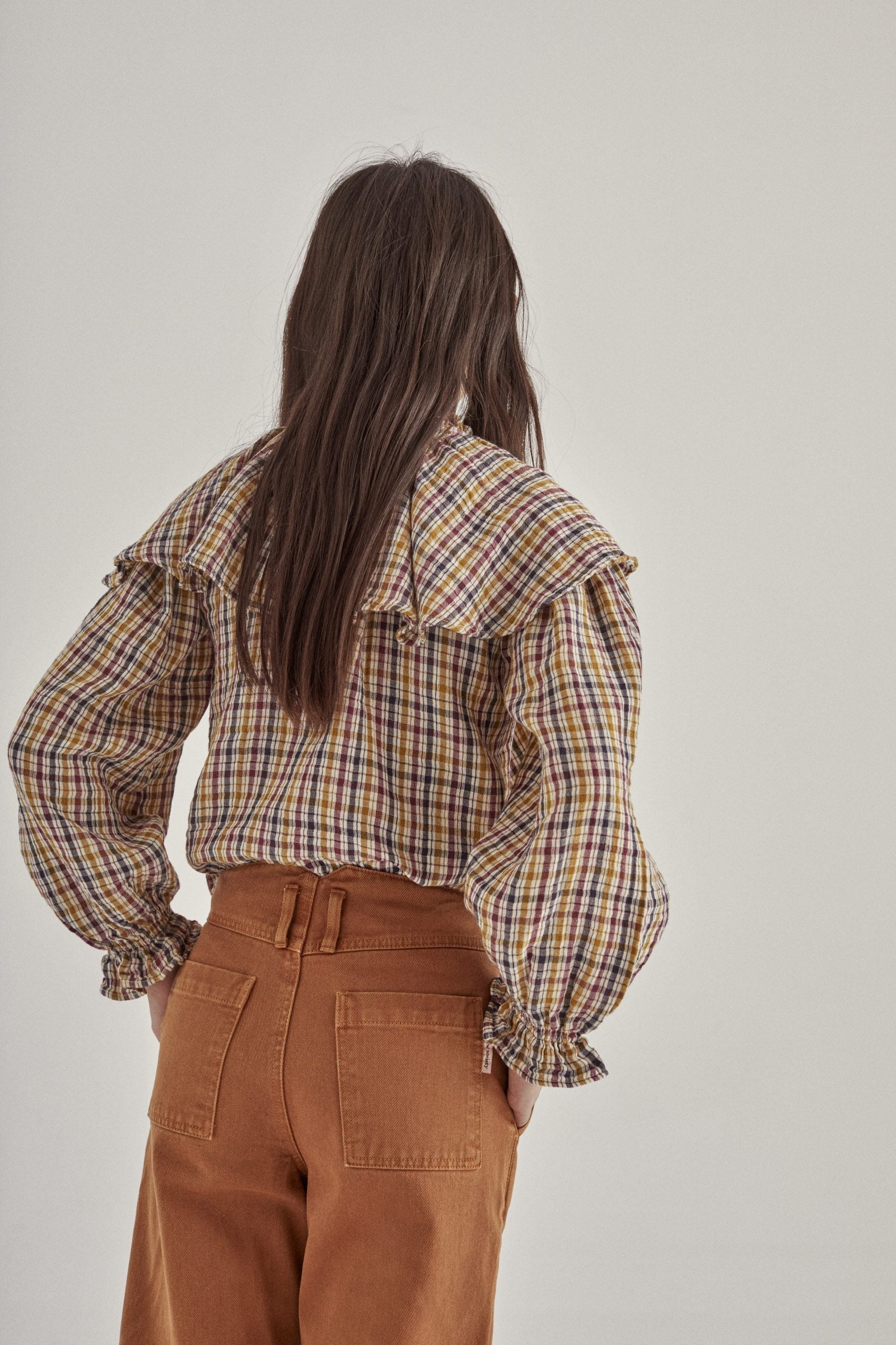 BENERICE BLOUSE - MULTICOLOR CHECK - Charly's