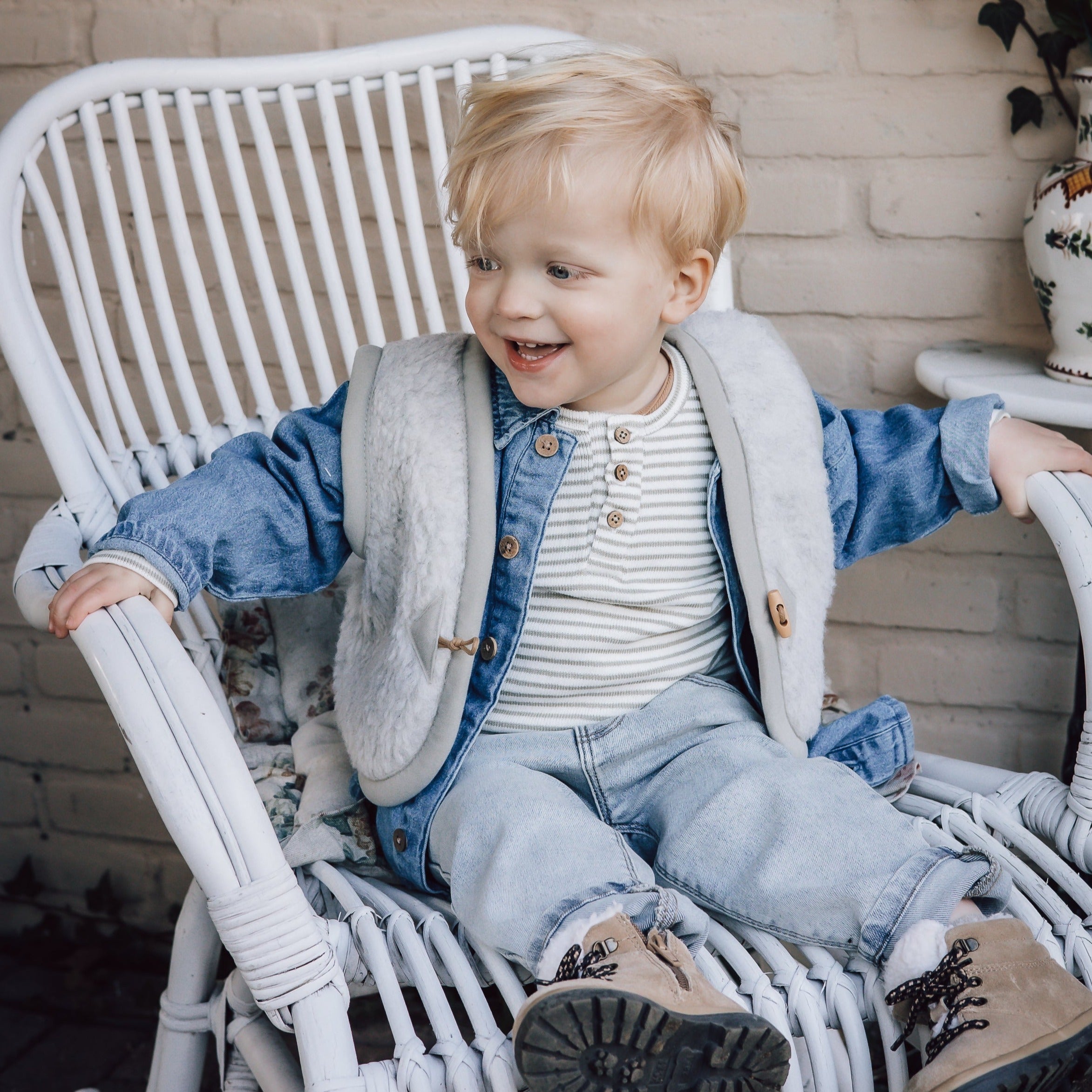 Bodywarmer junior grijs - Charly's