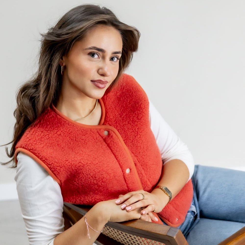 Bodywarmer rood adult tyb light - Charly's