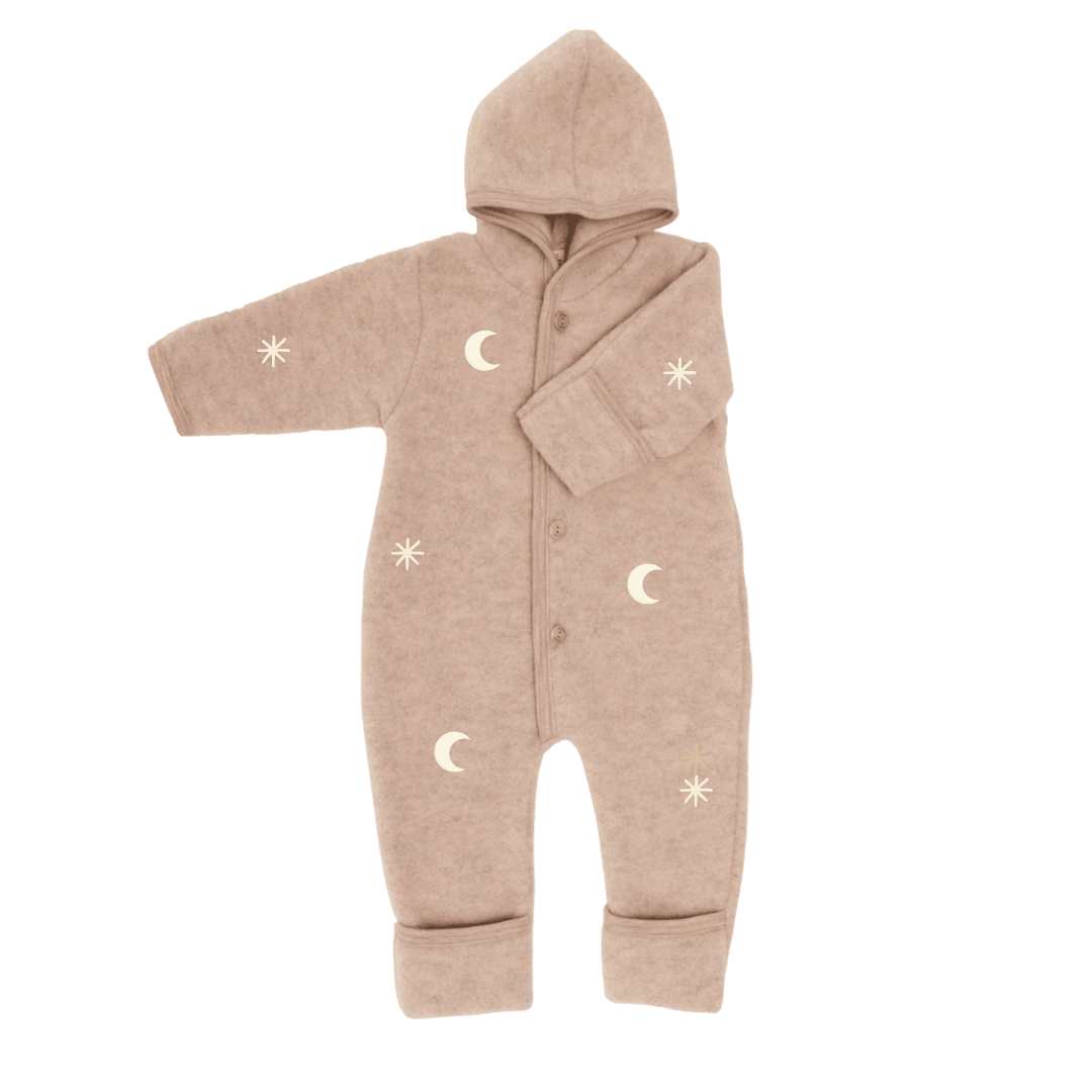 Overall wolfleece sand limited edition maantjes