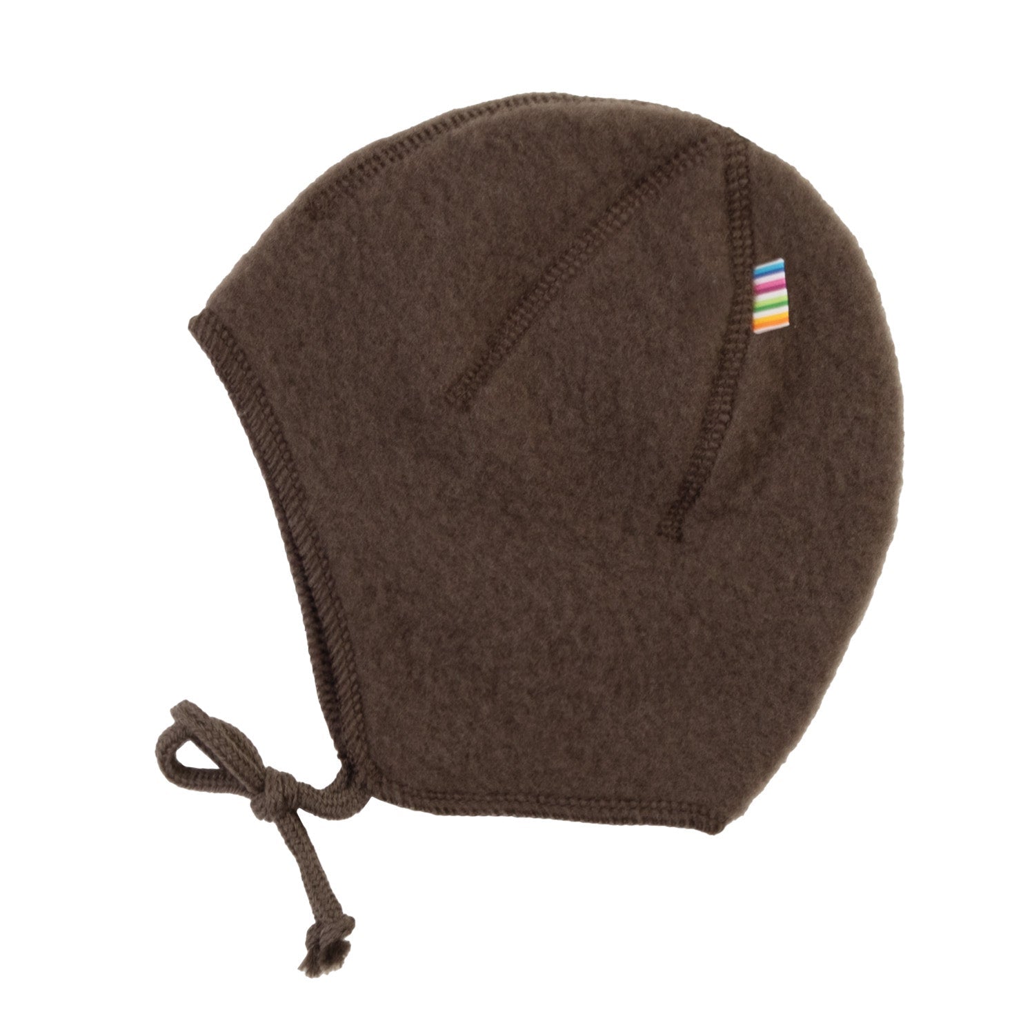 Fleece strikmutsje bruin - Charly's