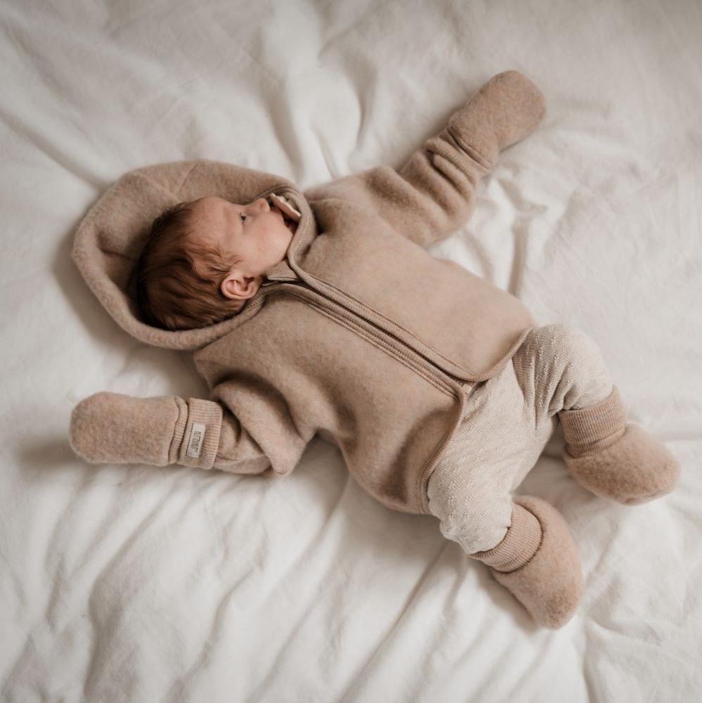 Handschoenen wolfleece sand tweelaags - Charly's