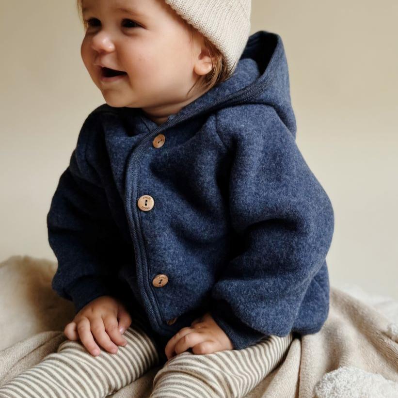 Jasje wolfleece blauw - Charly's