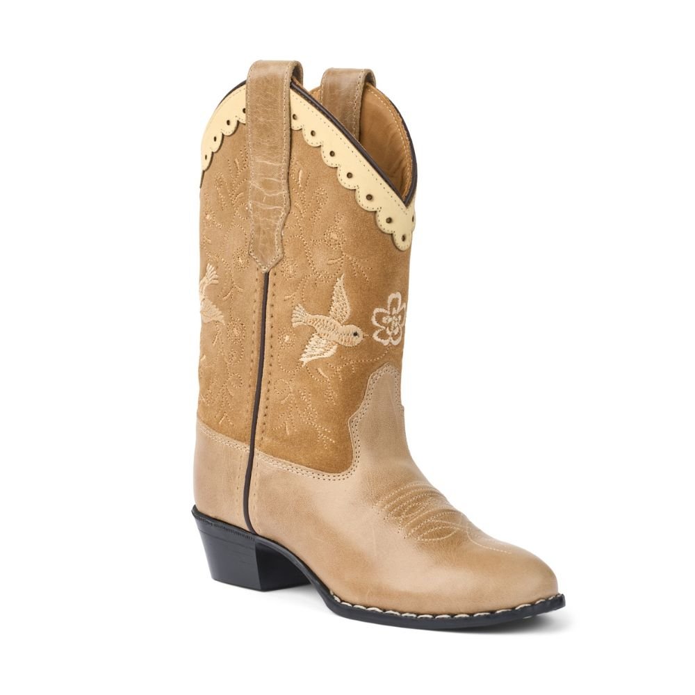 Laarzen beige suede - Charly's