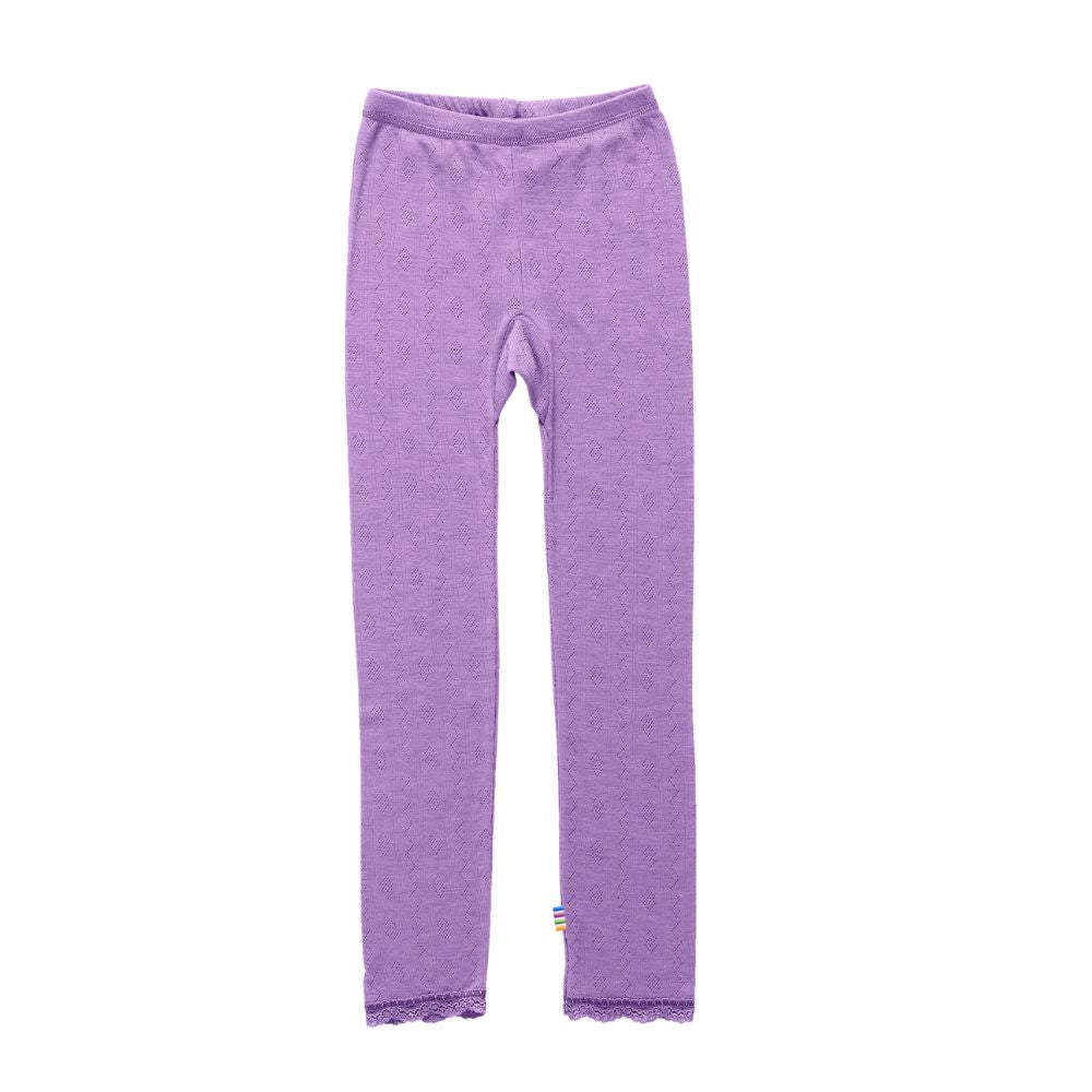Legging paars pointelle kids