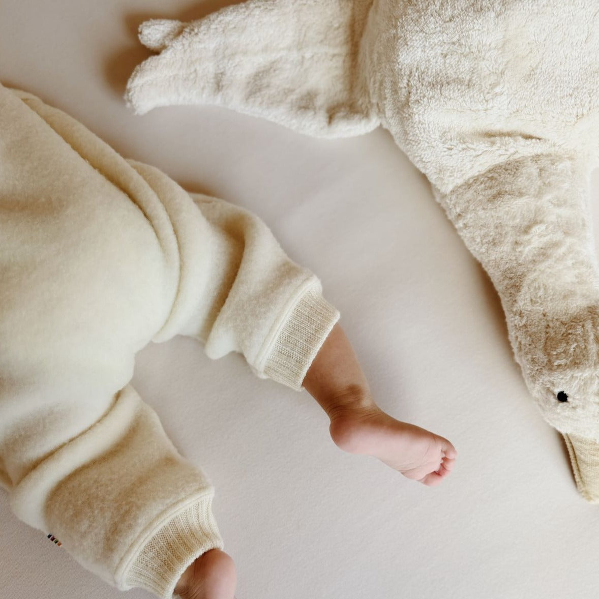 Knuffel in de vorm van een witte eend voor baby's / kinderen van Senger lifestyle 3. 