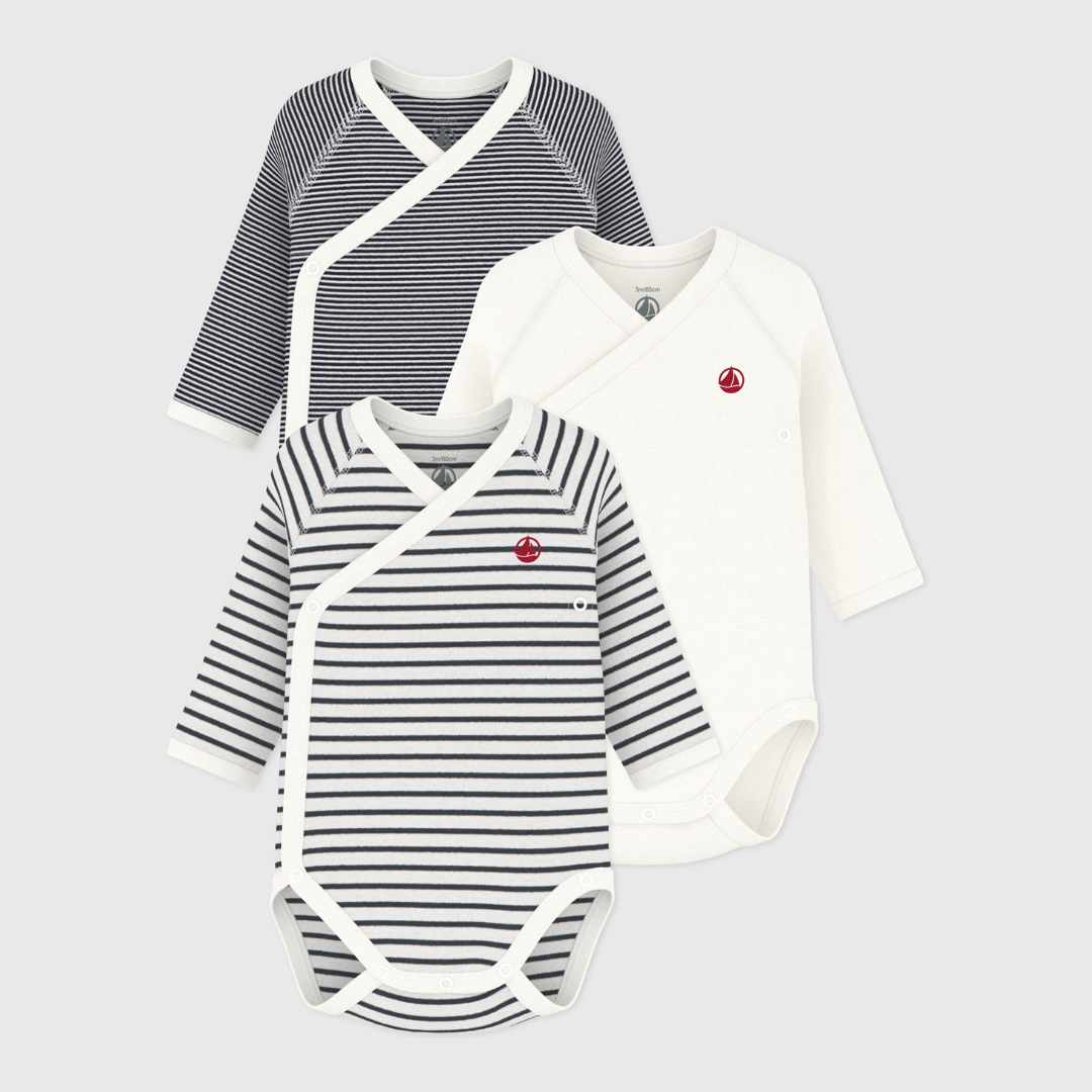 Overslagromper grijs 3pack - Charly's