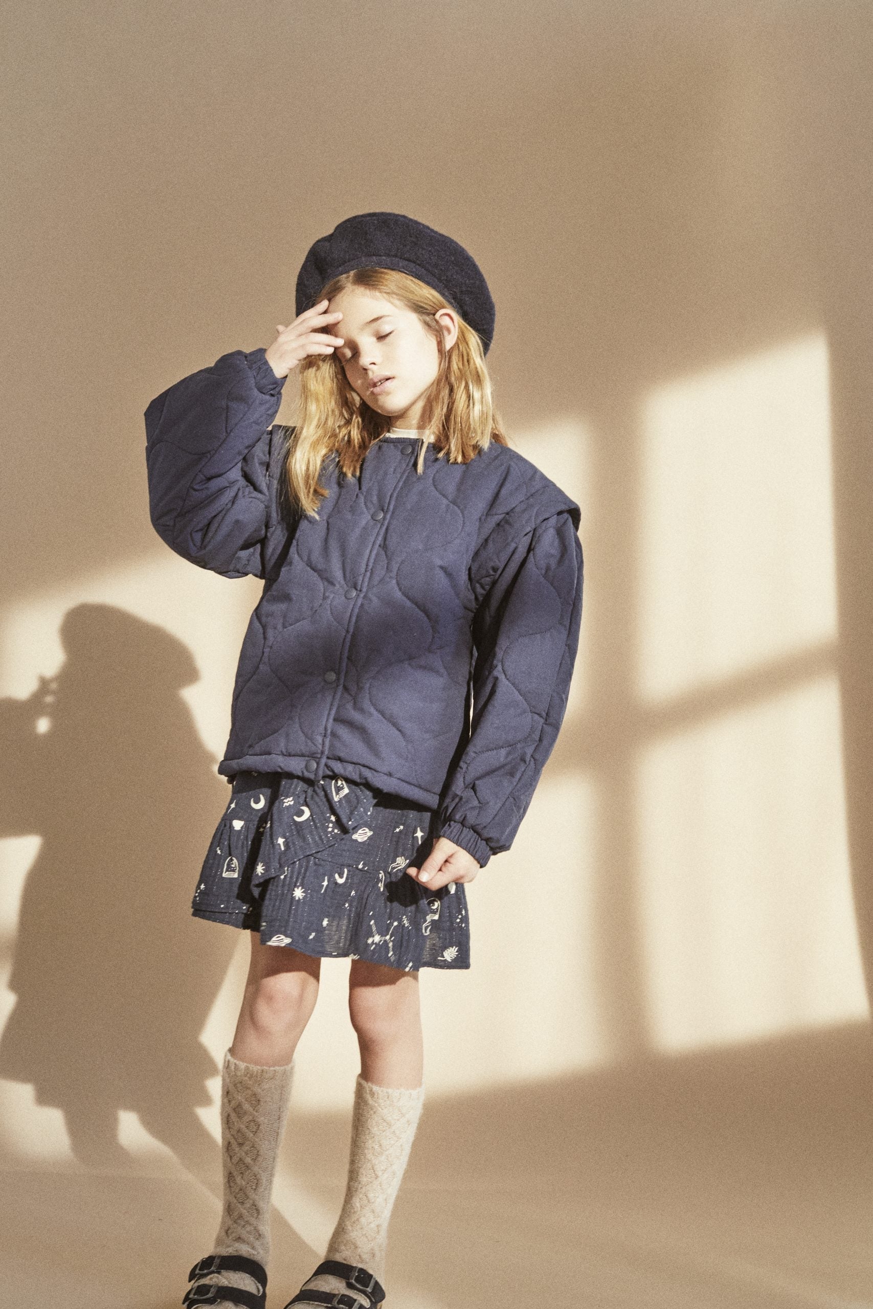 PAOLA SKIRT - COSMOS PRINT - Charly's