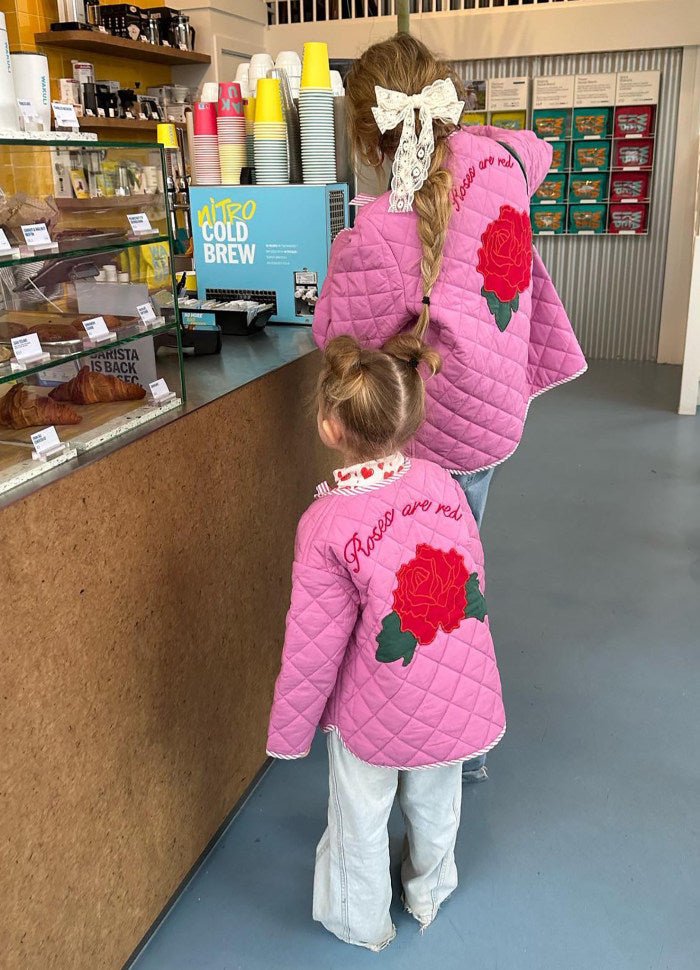 PRE - ORDER Penny mini jacket quilted cyclamen - Charly's