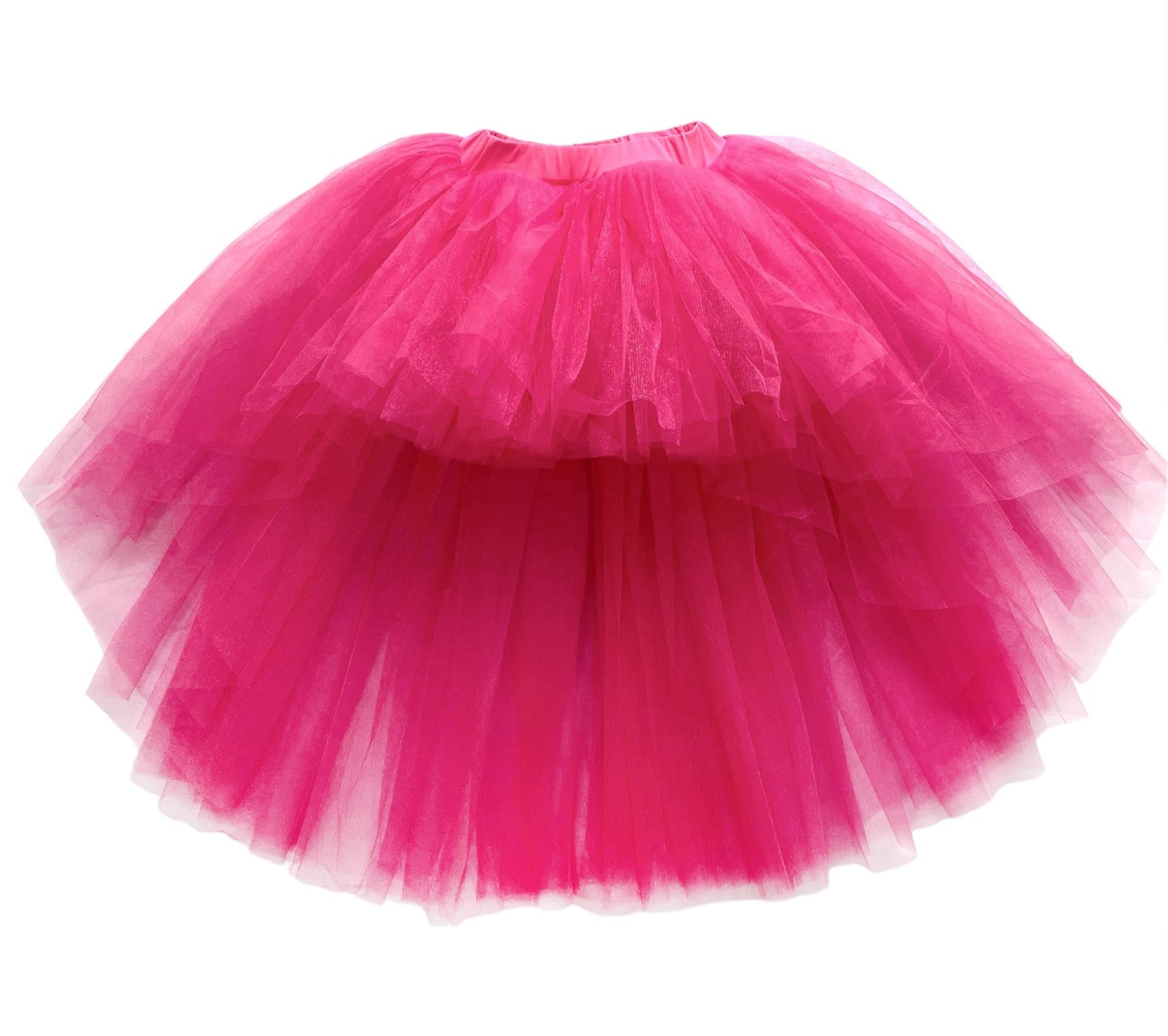 Een tule tutu in de kleur fuchsia voor kinderen (kinderen) meisjes van het Ratatam.