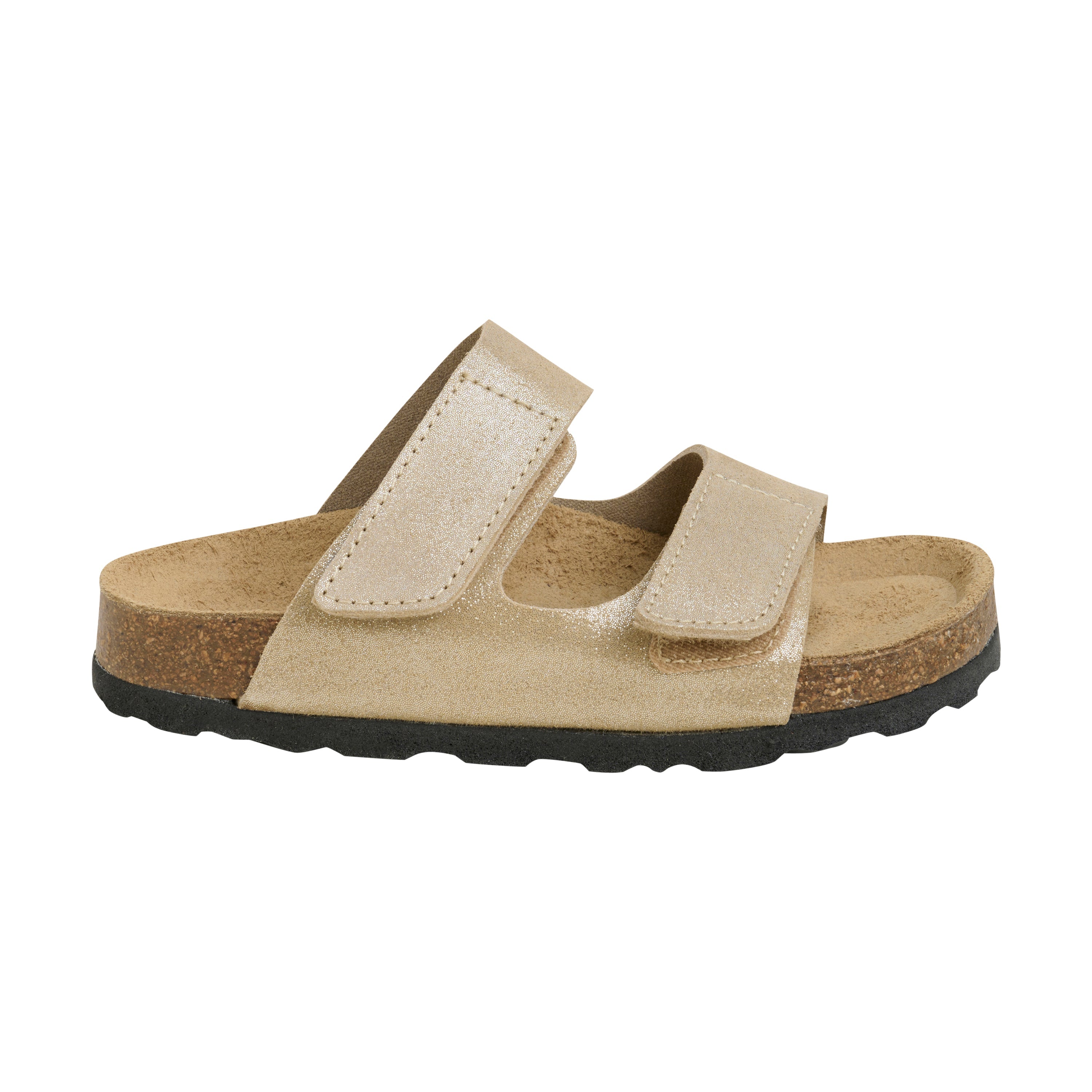 Sandal nubuck leather champagne beige - Charly's
