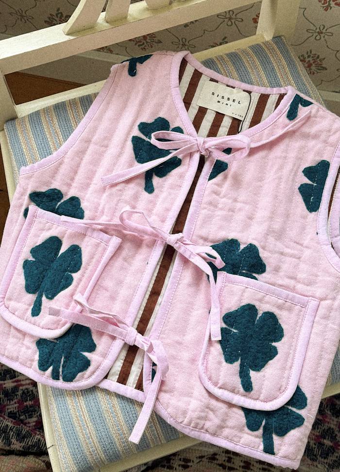 Honey MINI vest clover green