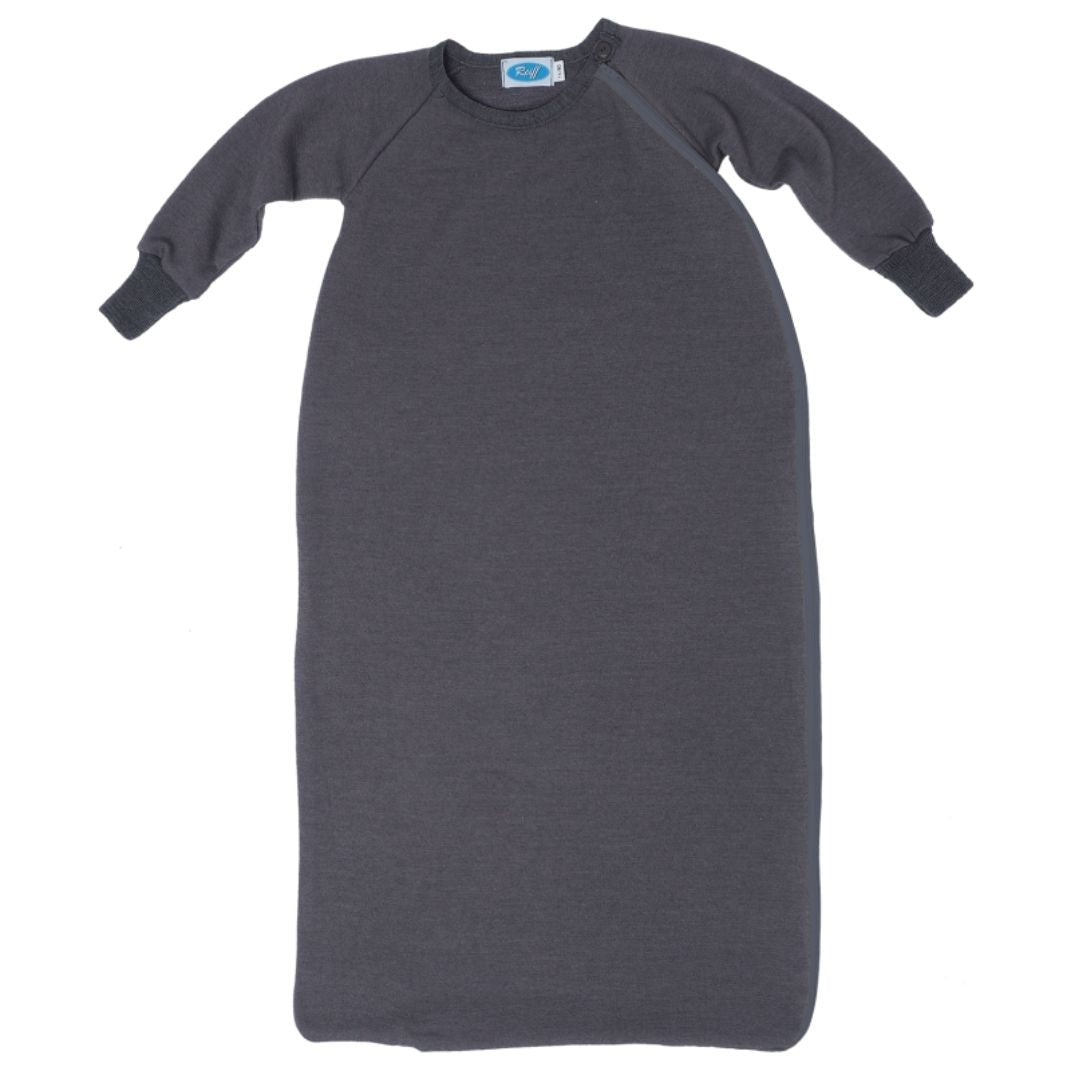 Slaapzak merinowol zijde mix donkergrijs - Charly's