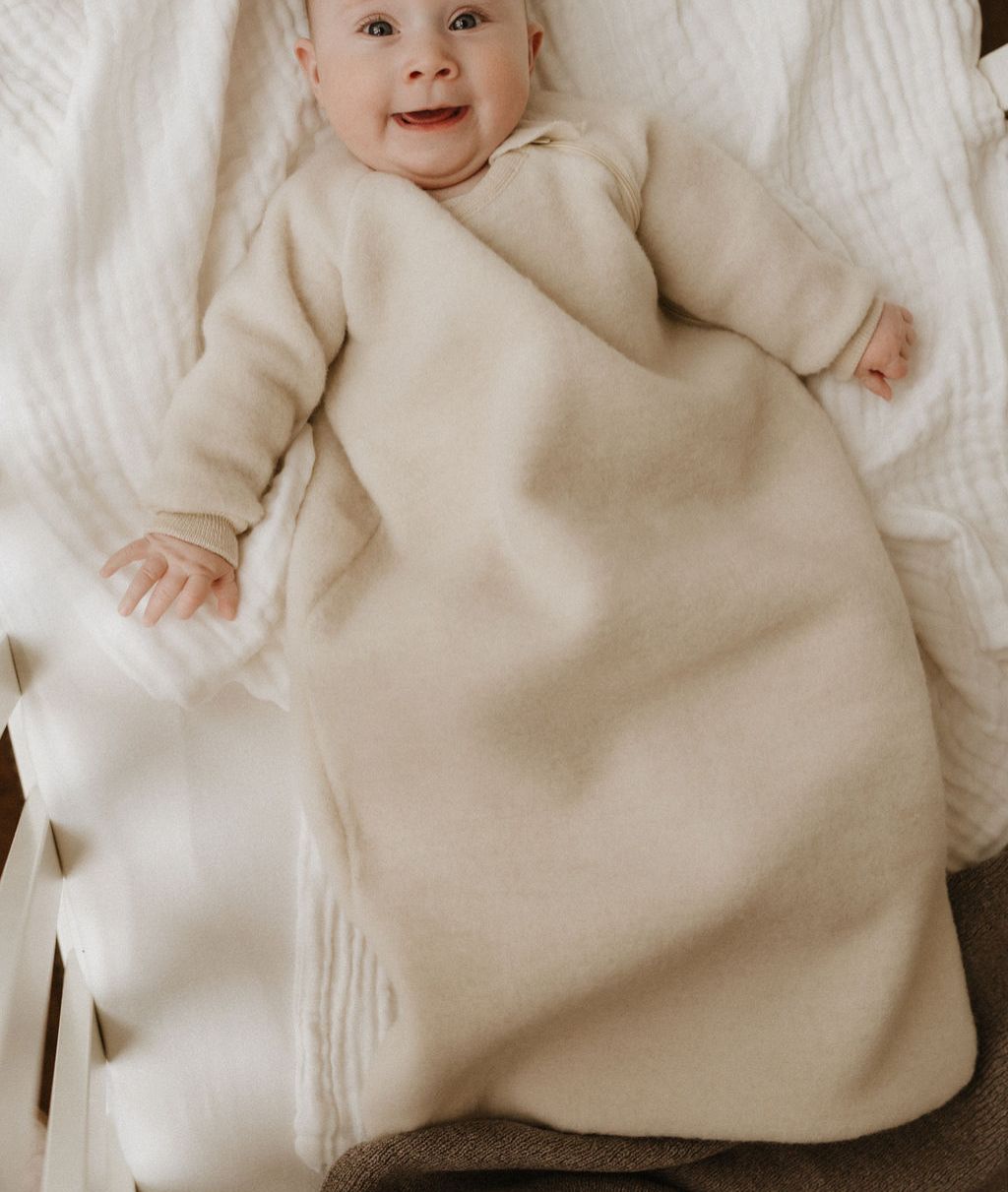 Slaapzak wolfleece naturel - Charly's