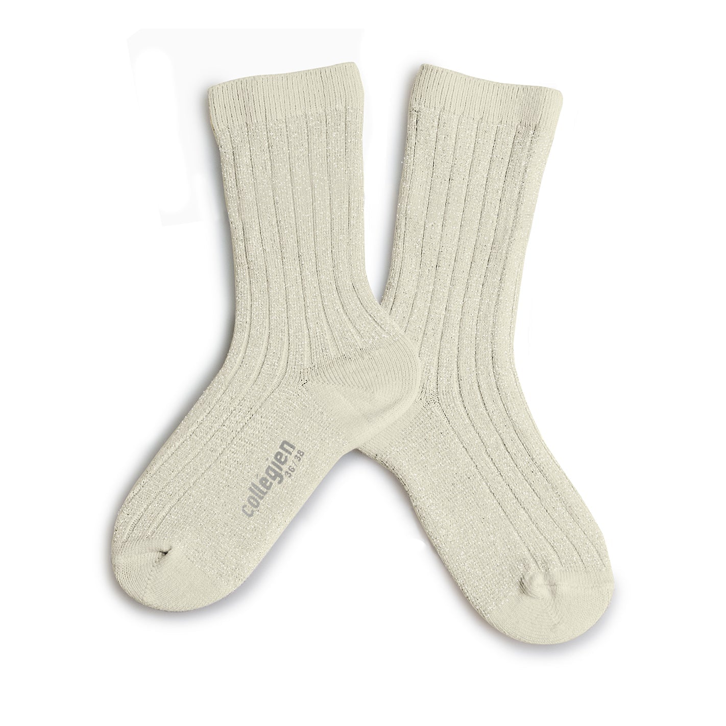 Sokken ribbed glitter doux agneaux - Charly's