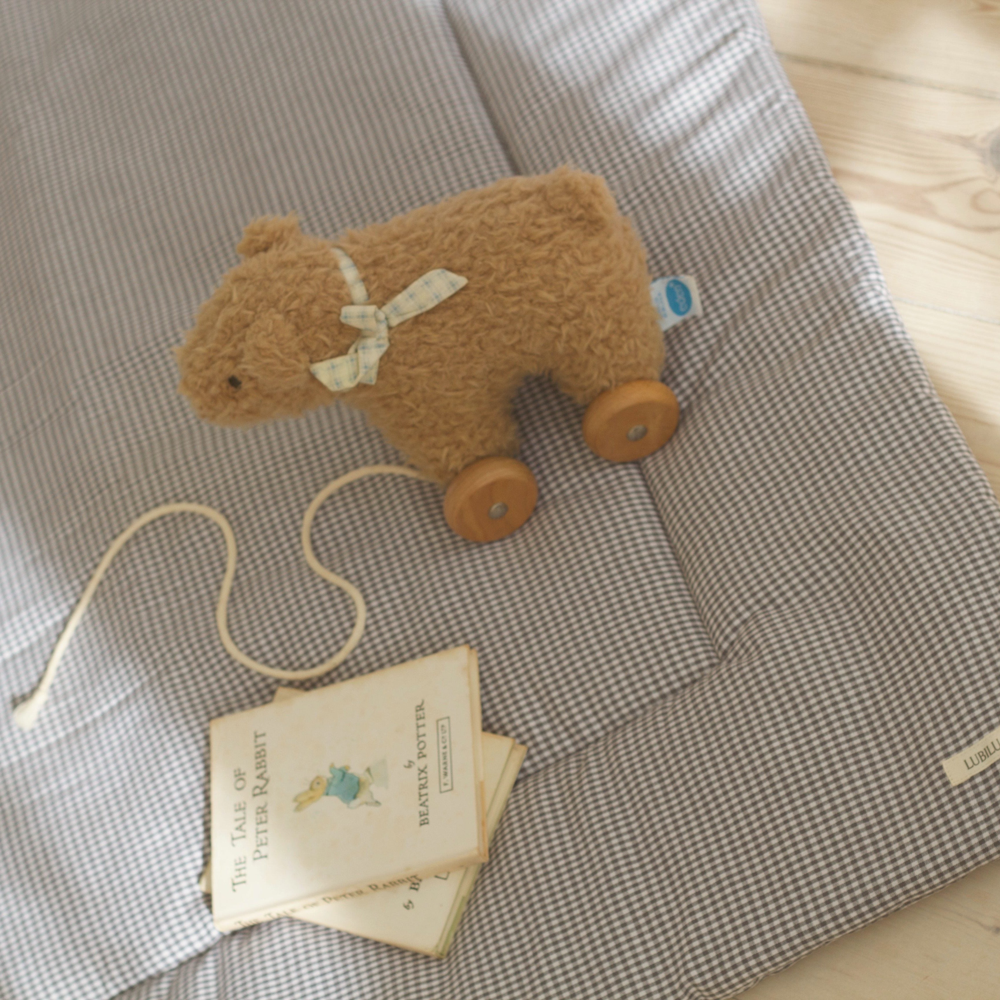 Speelmat grijs ruitjes - Charly's