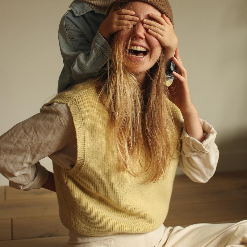 Vest helle adult yellow light - Charly's