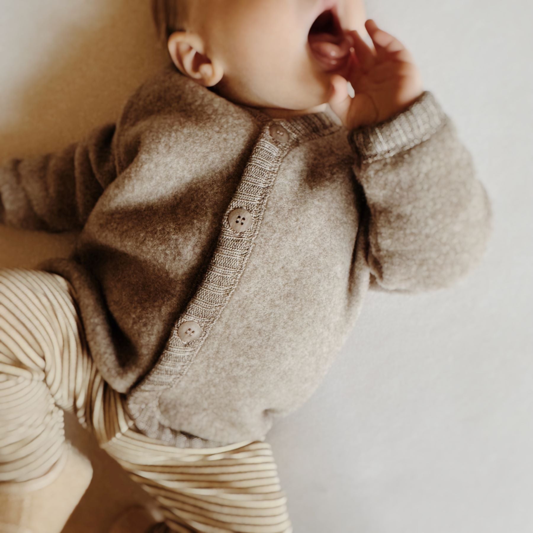 Vest wolfleece sesam - Charly's