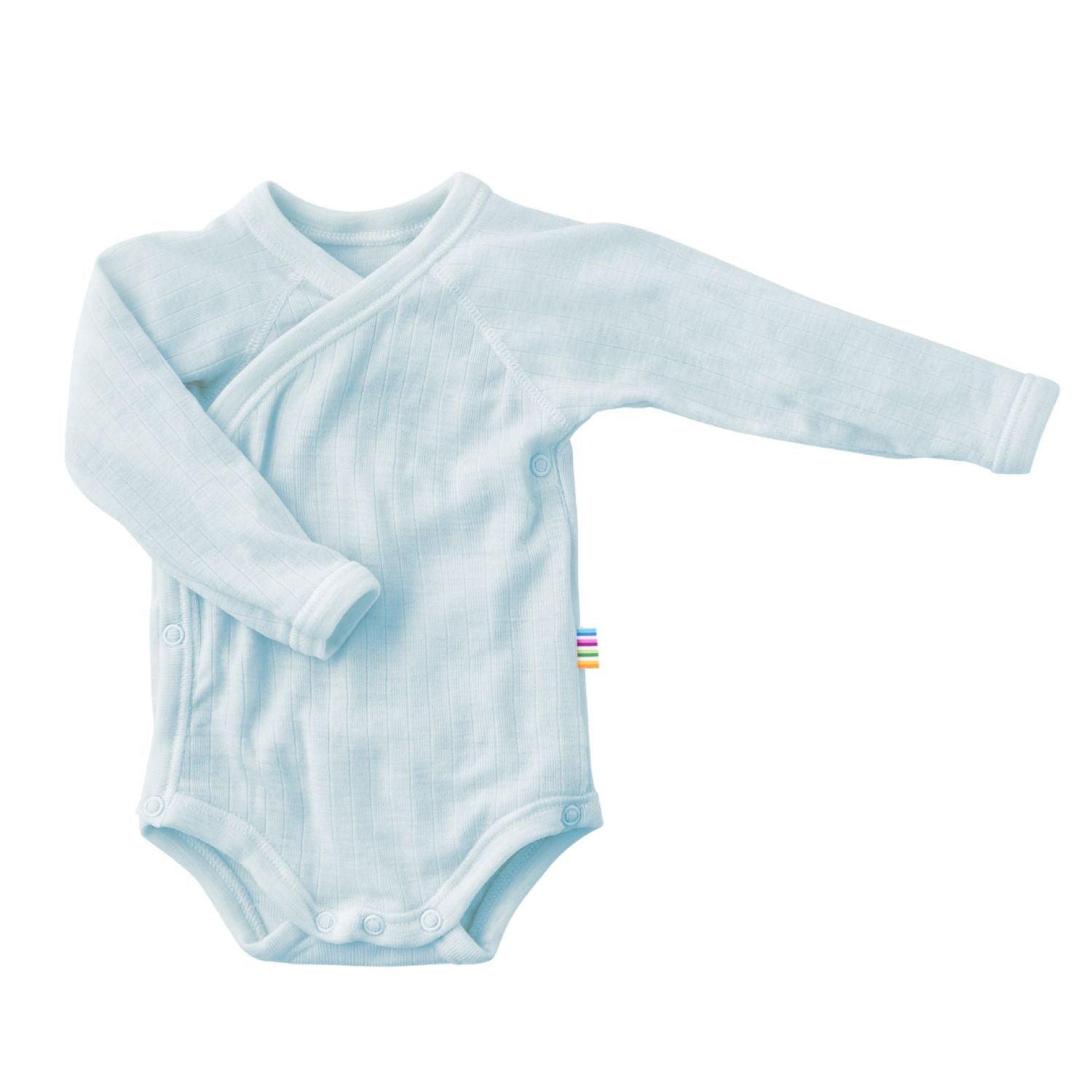 Wikkelromper merinowol blauw - Charly's