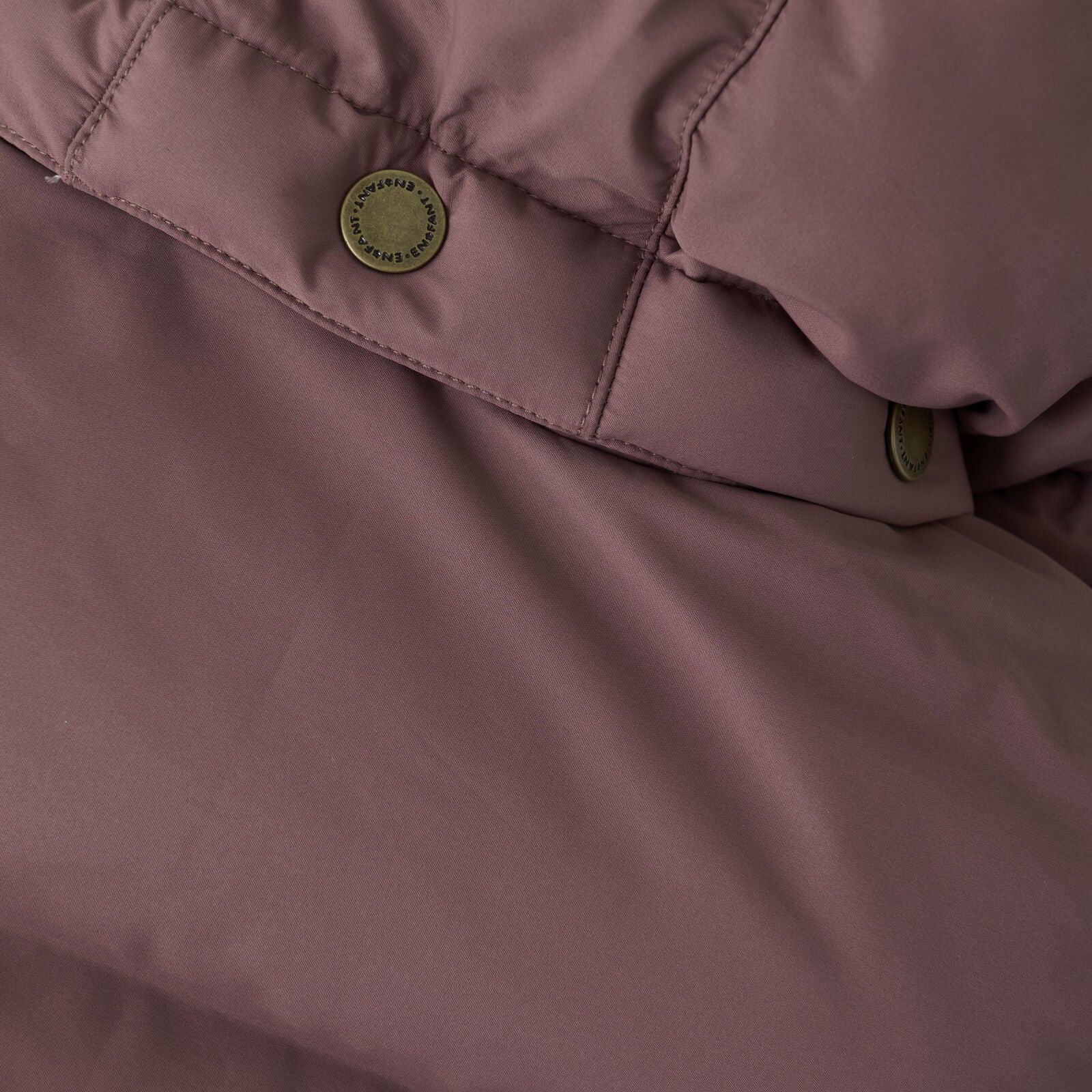 Winterjas rose taupe enfant - Charly's