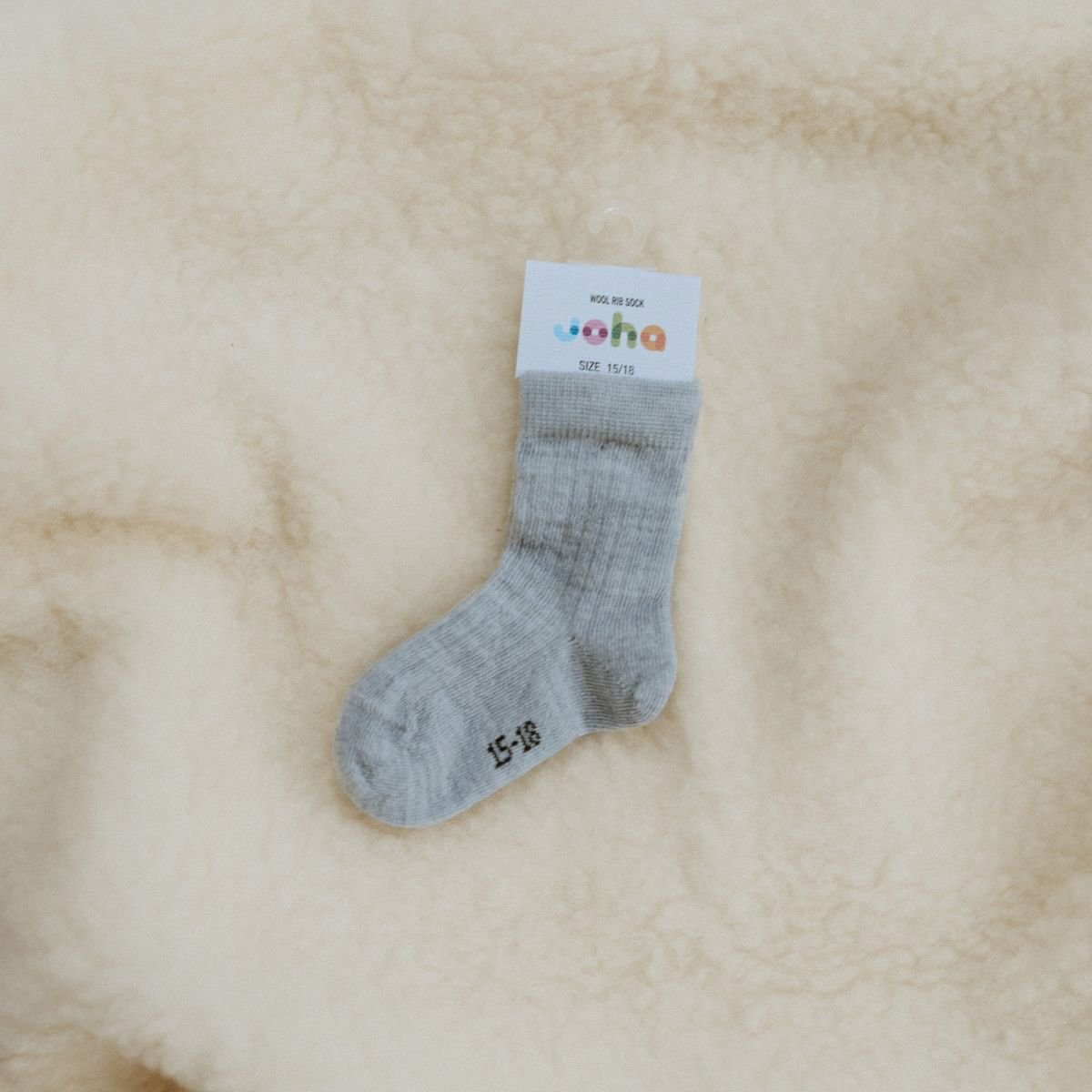 Wollen sokken grijs - Charly's