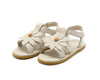 Leren zomer sandalen in de vorm van een daisy voor kinderen (meisjes) van Donsje.