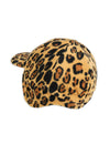 Leopard fleece cap | Beige