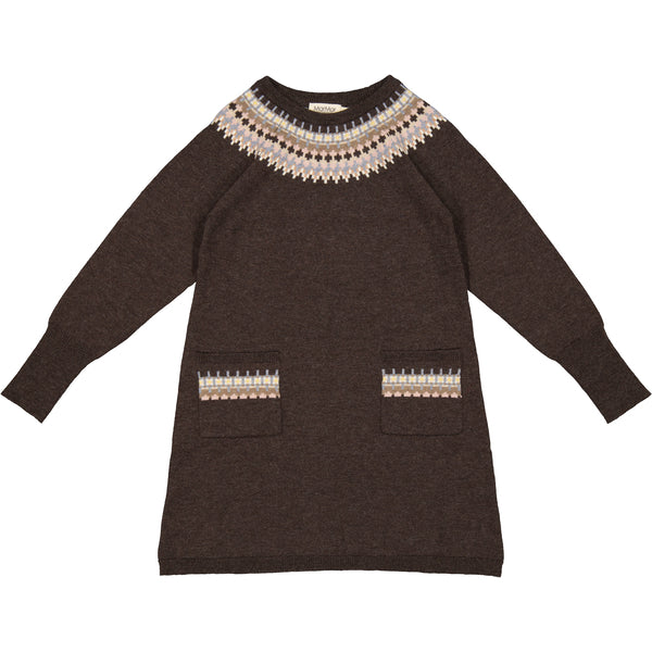 Mar Mar Copenhagen Dress Dante Rose Brown Mix