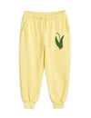 Lily of the valley emb sweatpants | Yellow
