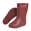De thermoboots zijn gevoerd met wol aan de binnenzijde. De regenlaarzen zijn van ENFANT en rood van kleur.