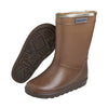 De thermoboots zijn gevoerd met wol aan de binnenzijde. De regenlaarzen zijn van ENFANT en bruin glitter van kleur.