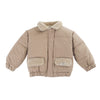 Wollen warme jas in combinatie met wol voor kinderen (jongens / meisjes) van Donsje.