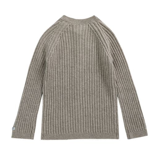 Grijs vest voor kinderen van wol van het merk Donsje 