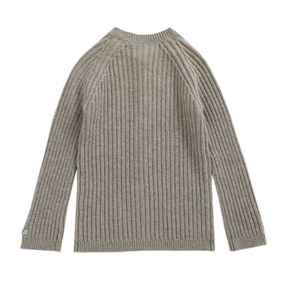 Grijs vest voor kinderen van wol van het merk Donsje