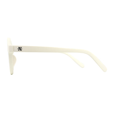 Witte zonnebril voor kinderen met UV bescherming van het merk Grench & Co.