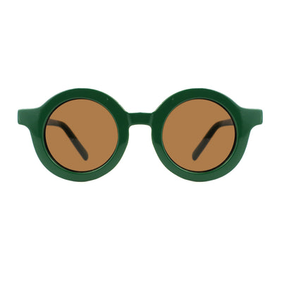 Groene zonnebril voor kinderen met UV bescherming van het merk Grench & Co.