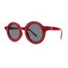 Rode zonnebril voor kinderen met UV bescherming van het merk Grench & Co.
